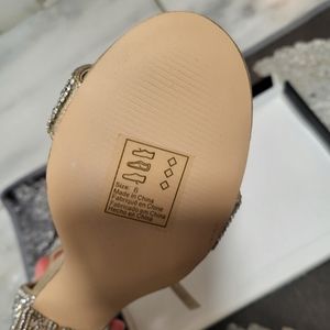 Davids Bridal Studio Rhinestone Heels